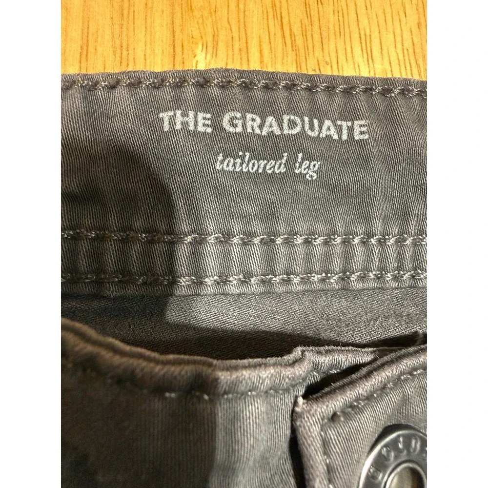 AG Adriano Goldschmied The Graduate Tailored Leg Pants Men's 31x32 Black